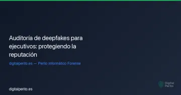 Auditoría de deepfakes para ejecutivos: protegiendo la reputación