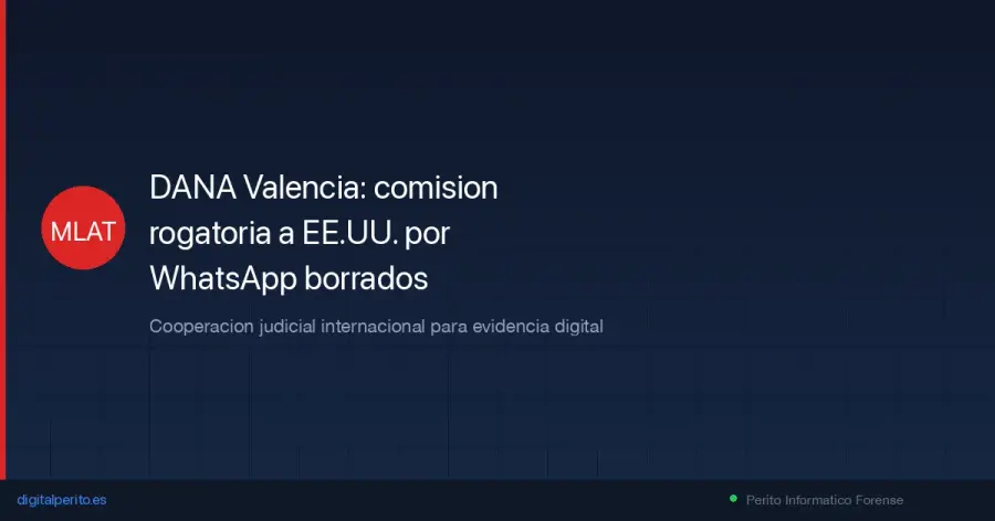 La jueza de Catarroja tramita una comisión rogatoria a WhatsApp Inc. en EE.UU. y una orden europea a Telegram para recuperar los mensajes del 29-O borrados por José Manuel Cuenca.