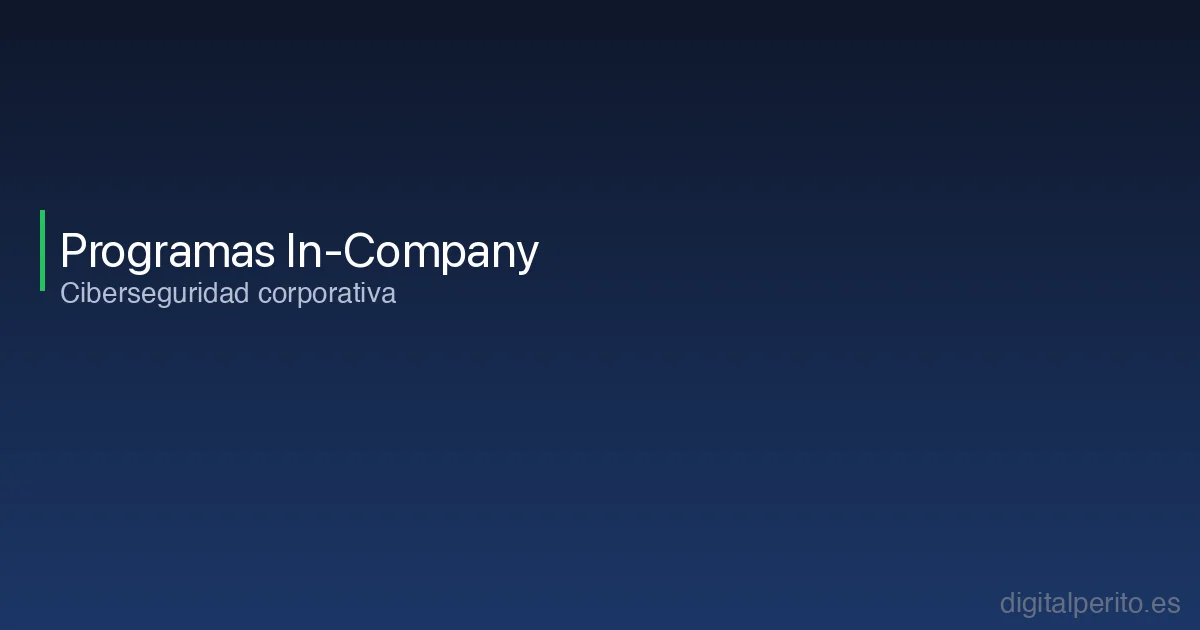 Formación in-company en ciberseguridad para empresas