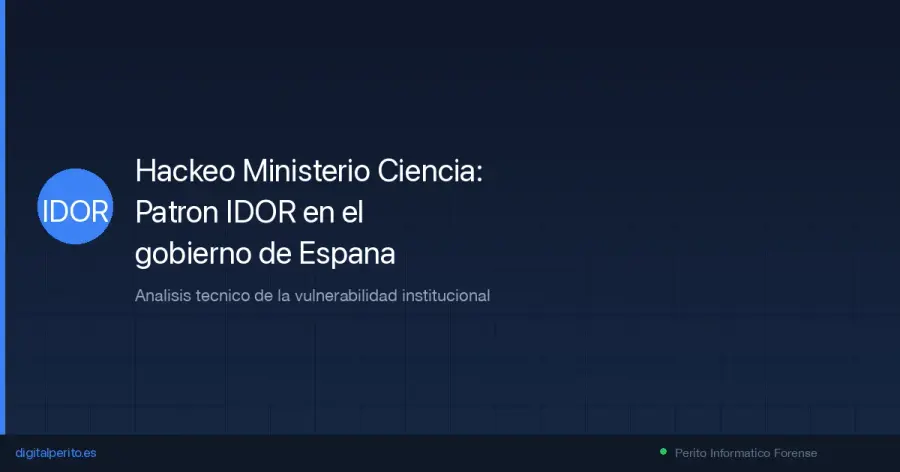 El Ministerio de Ciencia cerró su sede electrónica tras el ataque IDOR de GordonFreeman. Análisis del patrón que se repite en administraciones públicas españolas y qué hacer.