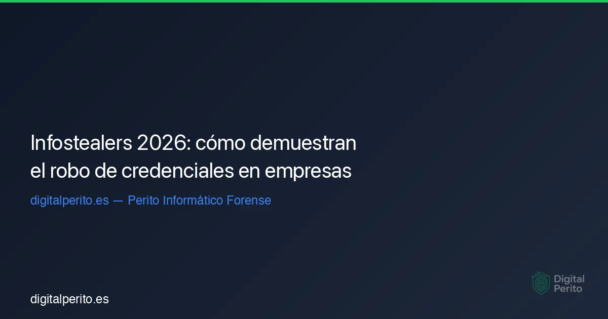 Infostealers 2026: cómo demuestran el robo de credenciales en empresas