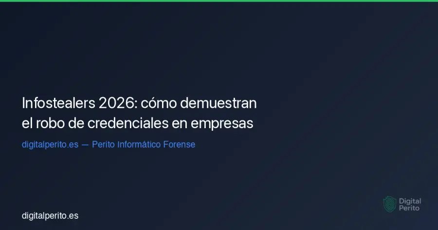 Análisis forense de los nuevos infostealers (RedLine, LummaC2) que están atacando a empresas españolas en 2026. Cómo peritar la fuga de datos confidenciales.