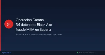 Operación Garona: 34 detenidos de la red Black Axe por fraude MitM en España